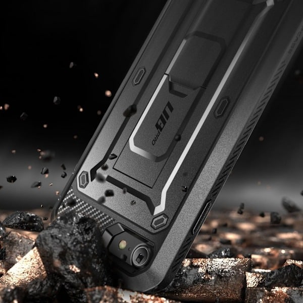 Supcase iPhone 7/8/SE Kuori Unicorn Beetle Pro Musta