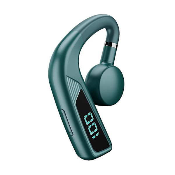 V18 Bone Conduction -kuulokkeet, Business Bluetooth 5.2 -langattomat kuulokkeet korvakoukuilla, LED-digitaalinäytöllä