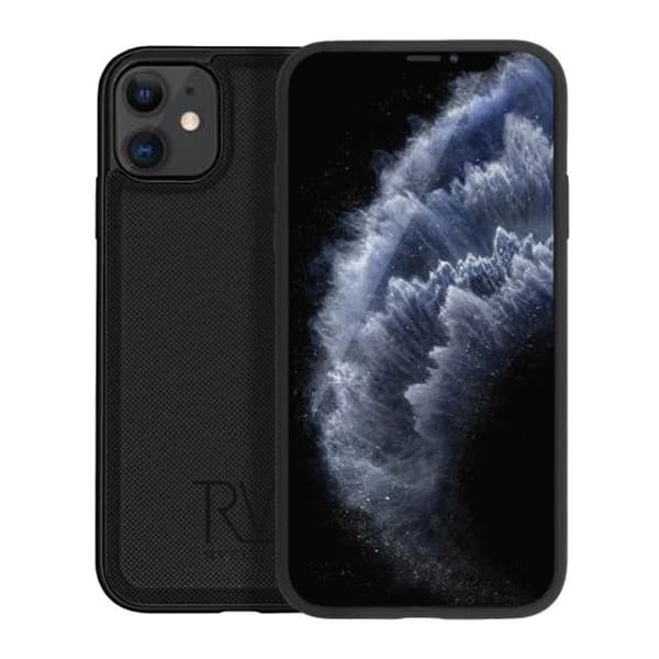 iPhone 11 Wallet Case Magnet Rvelon - Black Svart black