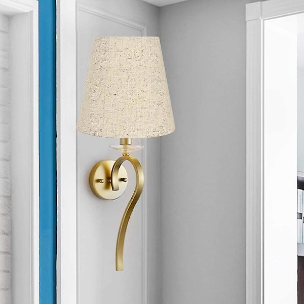 Liten Lampskärm Clip-On Glödlampa Set Om 6 För Ljuskronor, Fattyg Lampskärm För Bord Chan
