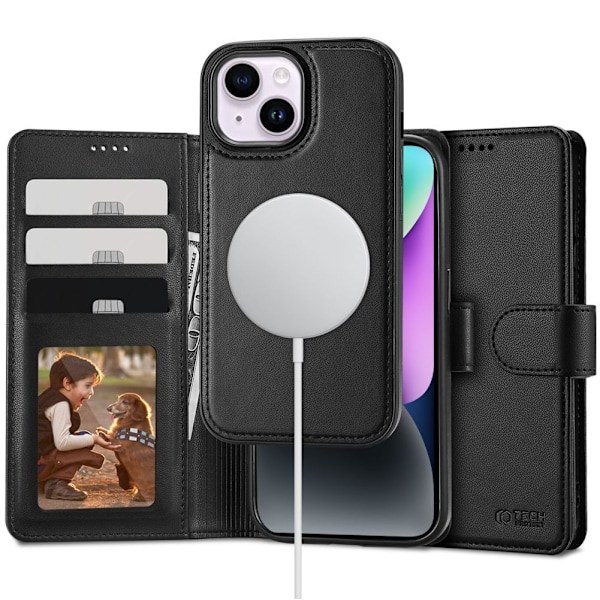 Tech-Protect iPhone 14 MagSafe 2in1 Magnet Cover/Skal Sort