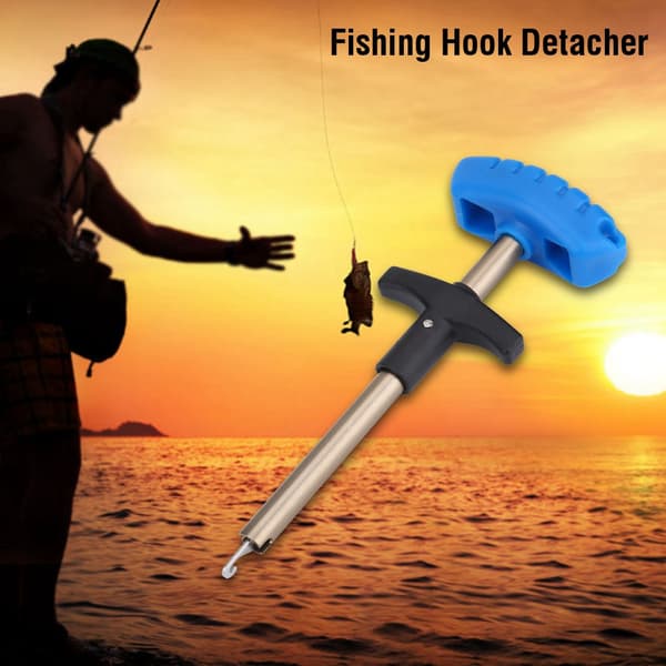 Practical T-shaped Fish Hook Remover Detacher Removal Tool Fishing Gear Accessories (Small)