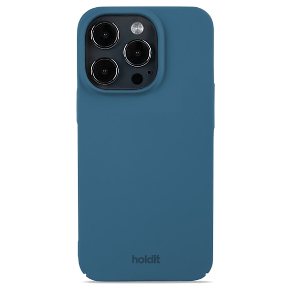 holdit iPhone 15 Pro Mobilskal Slim Denimblå