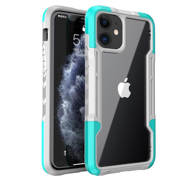 iPhone 12 - Stilfuldt Stødabsorberende Cover Blå