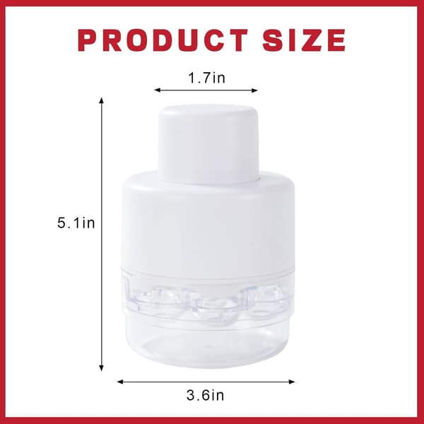 7 in 1 Cherry Pitter, Olive and Cherry Pitter 7 Holes, Multiple Cherry Seed Remover, Red White White