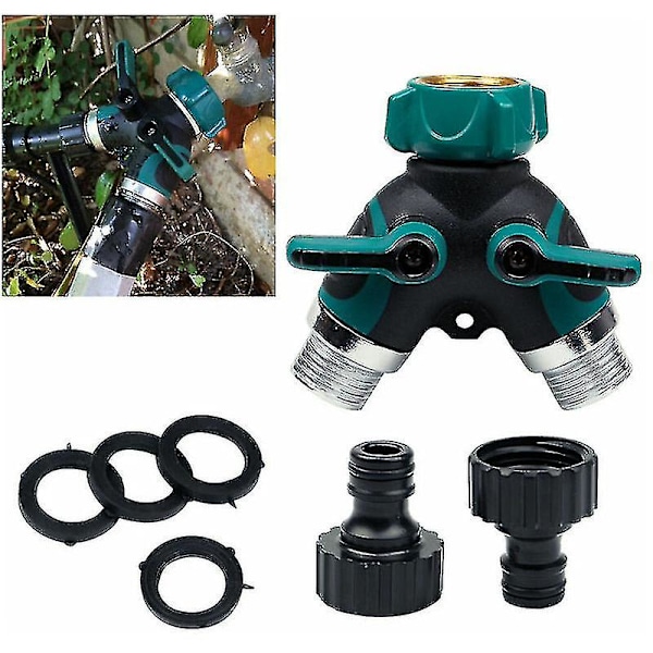 Hageslangefordeler, 2-veis kranadapter