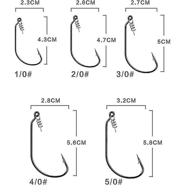 Stracter Hook Lock - Sælger fiskekrogssæt (50 stk.)