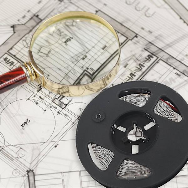 300 Smd Led-remsa Strip Streif Blå 5m Aqurariumue2v