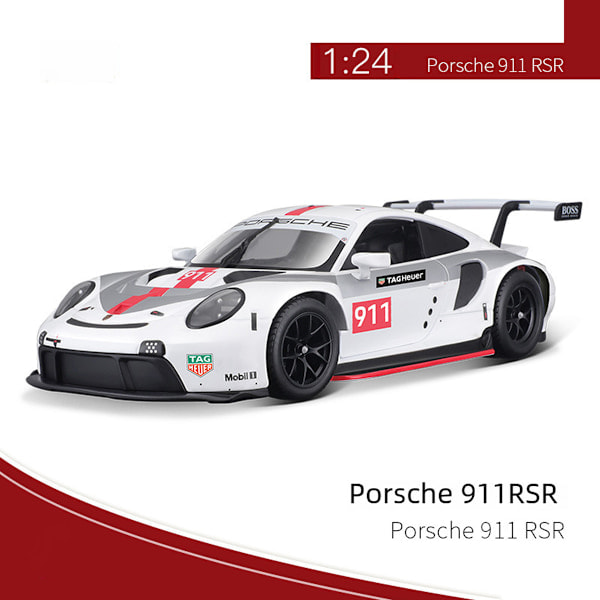 1:24 Porsche automalli, seos, urheiluauto, koriste, pojan lahja, keräilyesine
