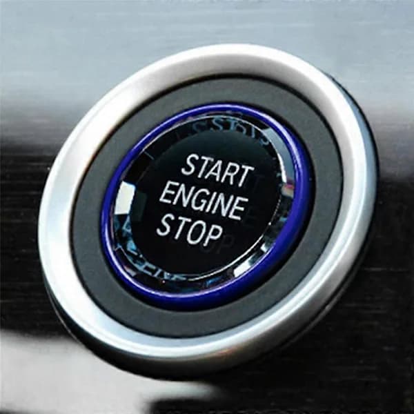 Dekorativ Ramme Krystal til Start/Stop-knap, Motor, til 3 5-serie X1 X3 X5 E70 E71[CO]