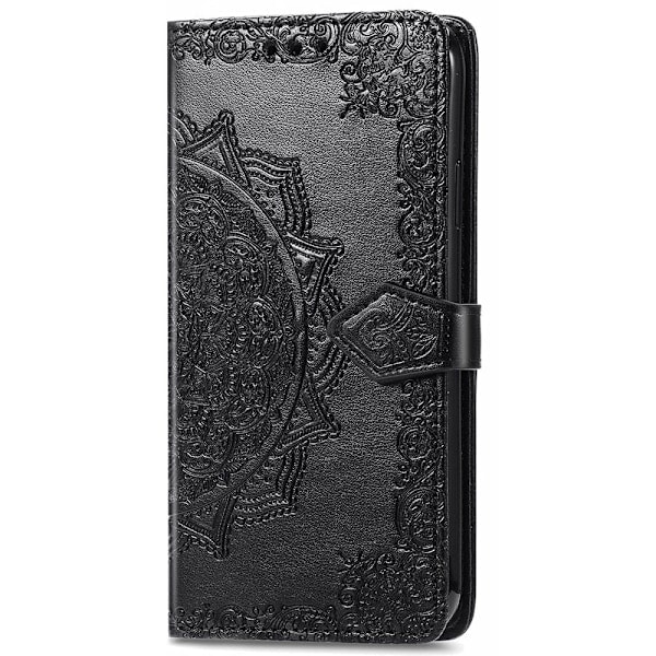 Samsung Galaxy A53 5G Fodral Mandala Läder Svart