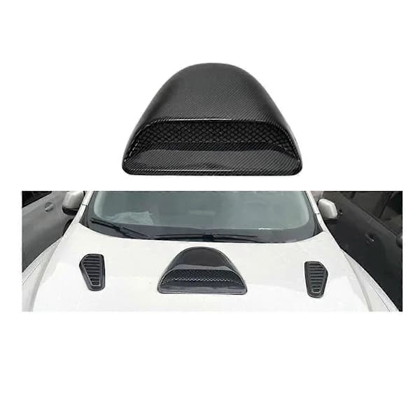 Bil Luftstrømsinntak Hette Scoop Ventil Bonnet Dekorativ Beskyttelse Racing Stil Bonnet Ventil Frontmotorbeskyttelse Universal B[co]