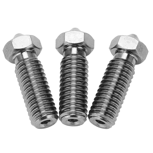 3 st härdat stål vulkanmunstycke hög temperatur 3d-utskrift extruder skrivhuvud 1,75 mm M60,4 mm