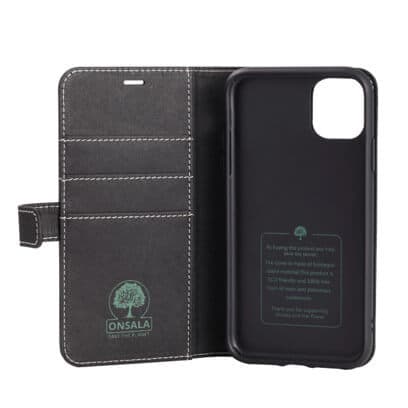 Mobilfodral Eco Svart - iPhone 12 Mini Svart papper