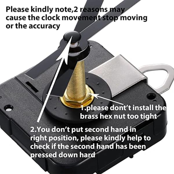 28 mm lang aksel kvarts urværk mekanisme urreparationssæt urmekanisme udskiftning Diy Mo[co]