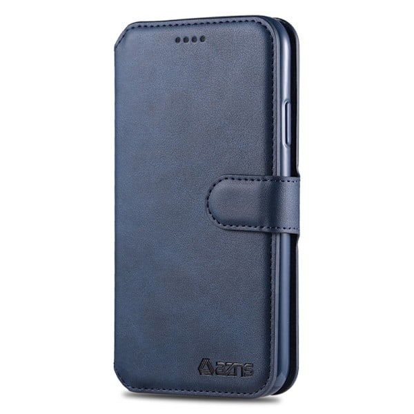 iPhone 12 Pro Max - AZNS Läderfodral - Blå