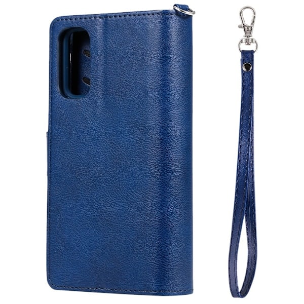 Samsung S20 - 2i1 Magnetisk Skal / Pung Etui - Blå Blue Blå