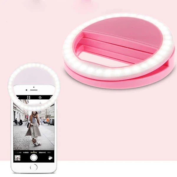 Selfie Ring Light Led Smart Light 3 tilstande Dæmpbar USB[CO]