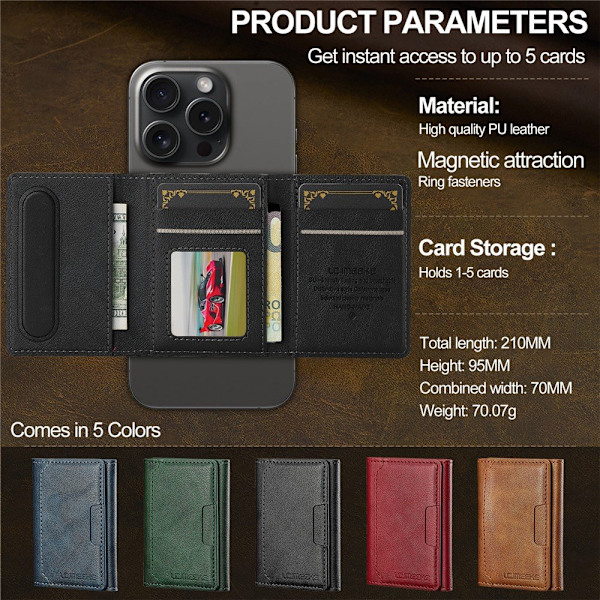 iPhone 17 LC.IMEEKE L5 Case - Black Svart black