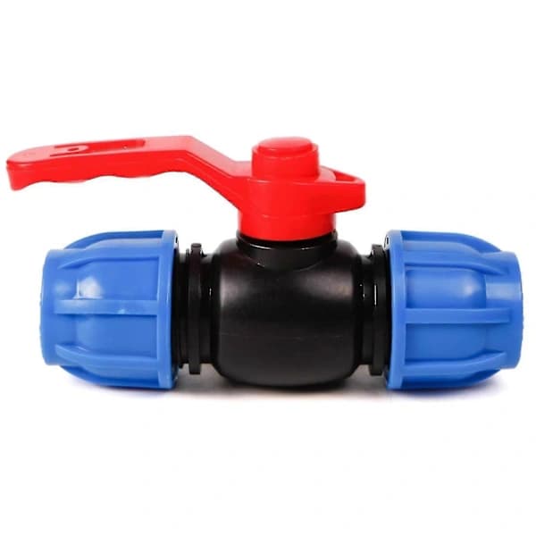 Plastkuleventil for 32 mm kompresjonsslange - Bra[co]