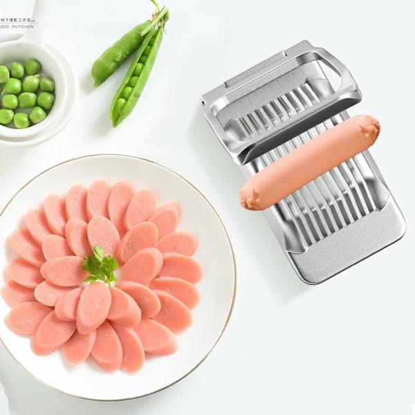 Munaleikkuri, astianpesukoneen kestävä munaleikkuri, munanleikkauslinja, itsenäinen ja vakaa jännitys