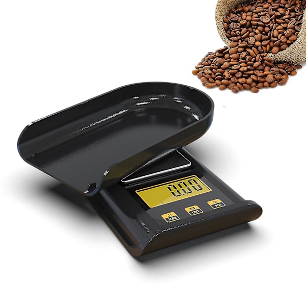 Hög precision elektronisk digital fickvåg 500g / 0,01g rostfritt stål