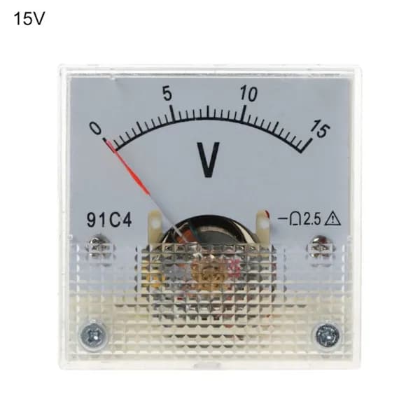 DC voltmeter Analog panelmätare 0-15V 0-15V[CO]