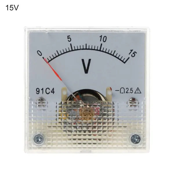 DC voltmeter Analogt panelmeter 0-15V 0-15V[CO]
