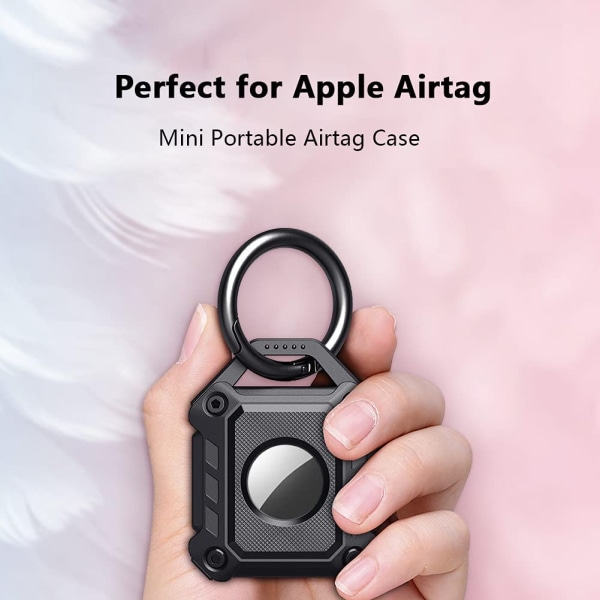 Kompatibel med Apple AirTags Case Nyckelring Air Tag Holder