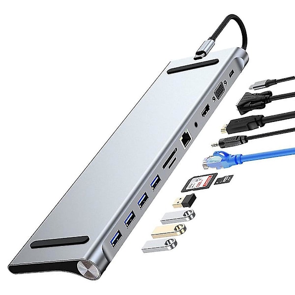 Usb Multi-interface Extender Egnet Til Macbook Apple Huawei Notebook 11-i-en Dockingstation