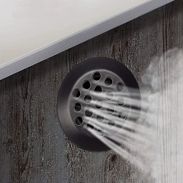 10 stk. ventilationshuller i rustfrit stål, diameter runde ventilationer, ventilationslåg, metaldørventiler, ventilationsgitre, velegnet til skabe, ...