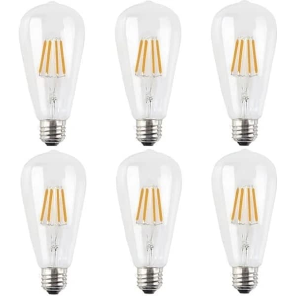 6X E27 LED-pære 4W dæmpbar vintage Edison[co]