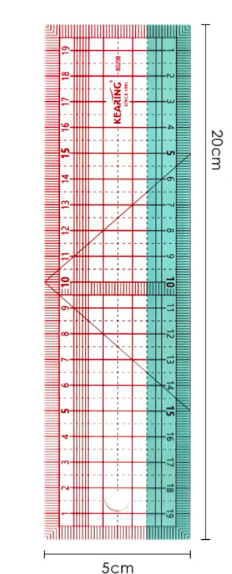 Grafisk lineal 20cm