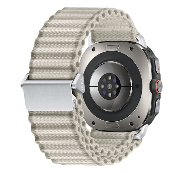 Tech-Protect Galaxy Watch Ultra 47 mm Armbånd Weave Pro Crayon White