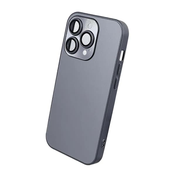 Sort Magnetisk Glas Cover til Telefonen Mat Glas Magnetisk Cover Telefonbeskyttelse til iPhone 14
