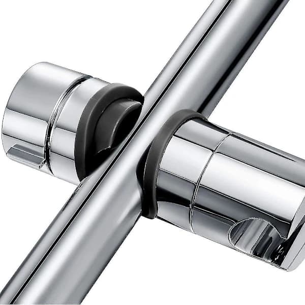 Utskiftbar Håndholdt Dusjhodeholder, Dusjhodeholder, 18-25mm Diameter Justerbar, Krom Abs (sølv)[CO]