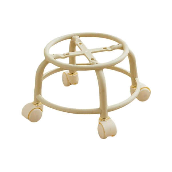 360° Rotating Rolling Stool Household Stool Movable Stool Low Noise Pulley Wheel Low Stool Universal Swivel Casters For Kitchen H Only Bottom Frame