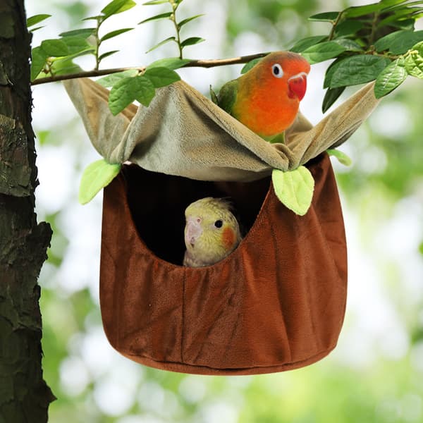 Parrot Nest Tiger Skin Nest Squirrel Hammock Honey Glider Warm Sleeping Bag