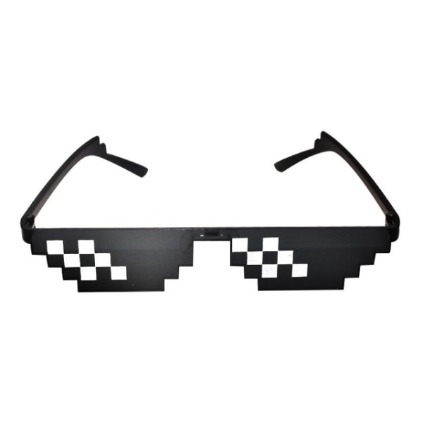 Retro Glasögon Pixelerade Solglasögon Glasögon Mosaikglasögon