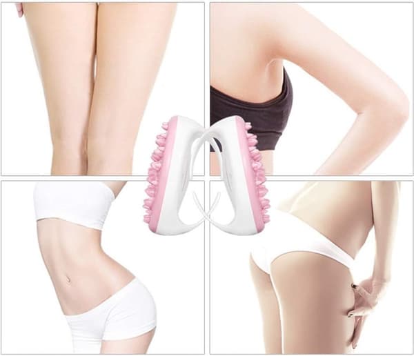Massageborste, silikon hårbottenmassager och hårborste, anti-cellulit bantning, kroppsmassager