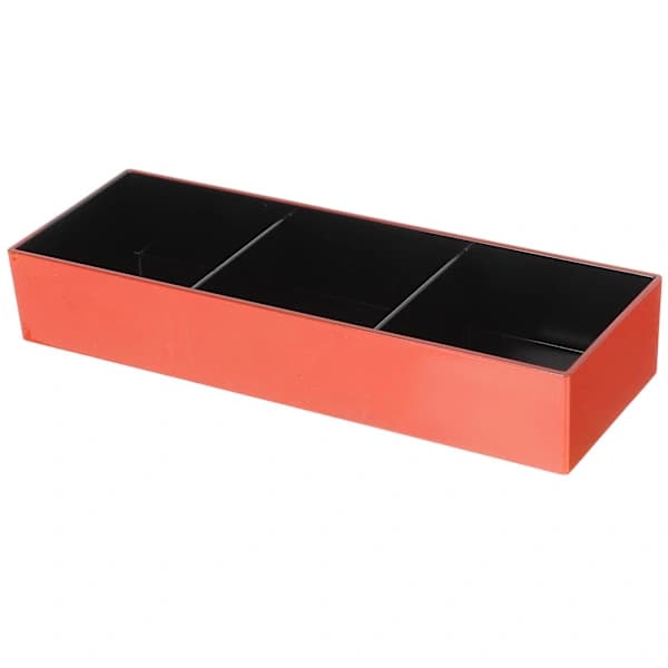 Sushi Serveringsbricka Plast Rektangulär Japansk Stil Tallrik för Sushi Sashimi Snacks Hem Restaurang Röd 21.5cm