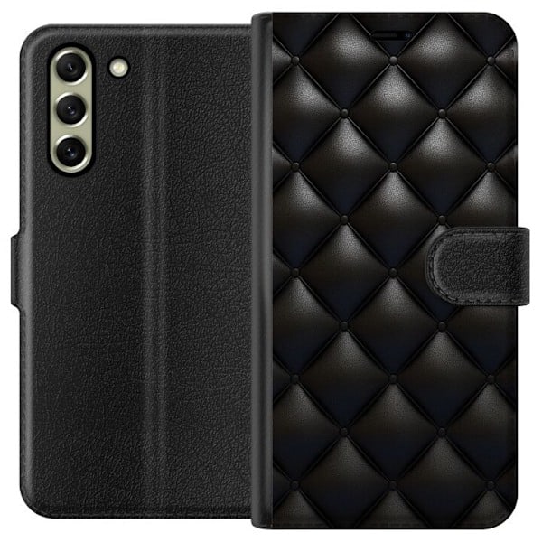 Samsung Galaxy S21 FE 5G Plånboksfodral Läder Svart