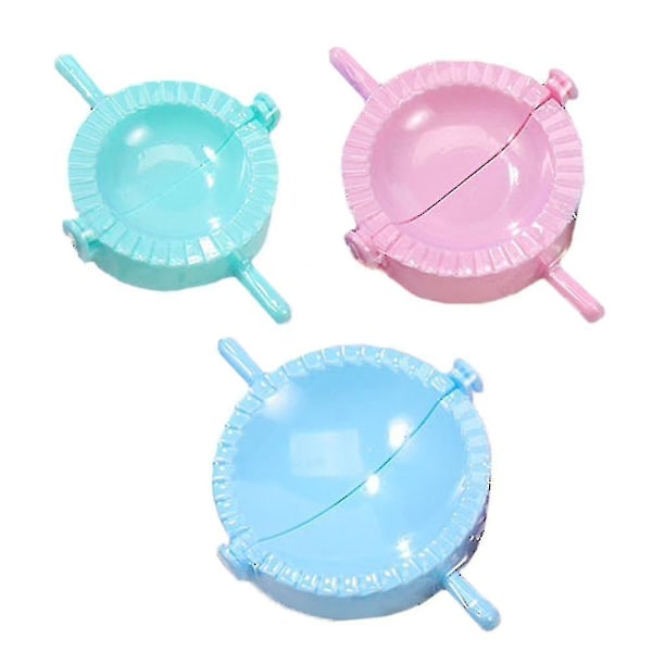 3-delad degpressats: Perfekt för dumplings, calzone, ravioli, empanader - Gratis frakt