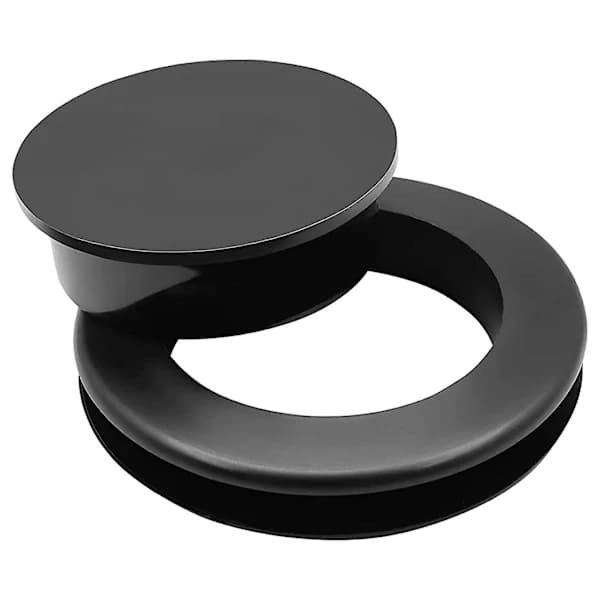 Parasolhulring Plug Fleksibel Nem Installation Parasolkile til Pool Altan Sort Parasolring[CO]