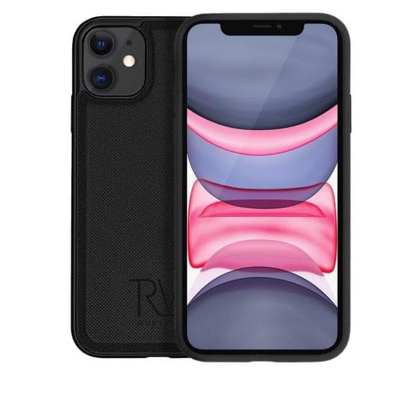 iPhone 12 Mini Wallet Case Magnet Rvelon - Black Svart black
