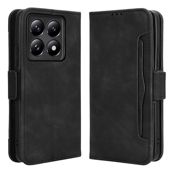 Xiaomi 14T Kotelo Irrotettavalla Korttikotelolla Musta