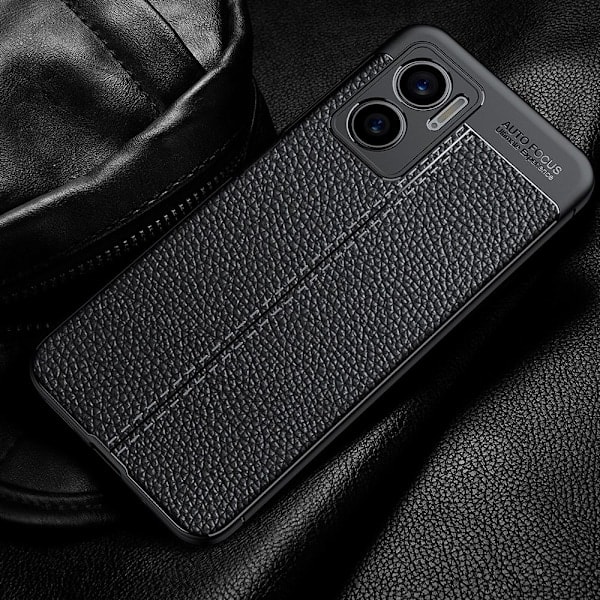 Xiaomi Redmi 10 5G Deksel Litchi Tekstur Svart