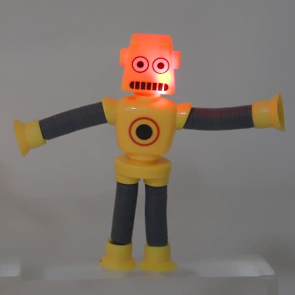 Tecknade Sugkopp Robot Leksaker Set (4 Delar)[CO]