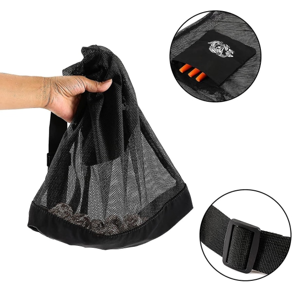 Crate Morel Soppjaktveske, Nettpose, Soppkurv, Høstepose, Sammenleggbar Fruktsamlingspose For Apron