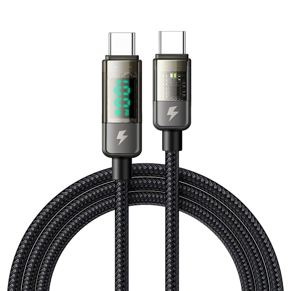 Mcdodo 1,2 m 100 W 5 A USB-C - USB-C Auto Off-kabel svart